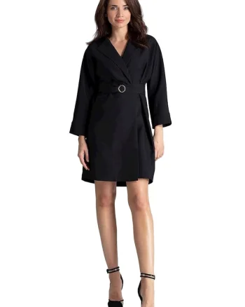 Rochie 5902194373159,  Poliester, Negru,
