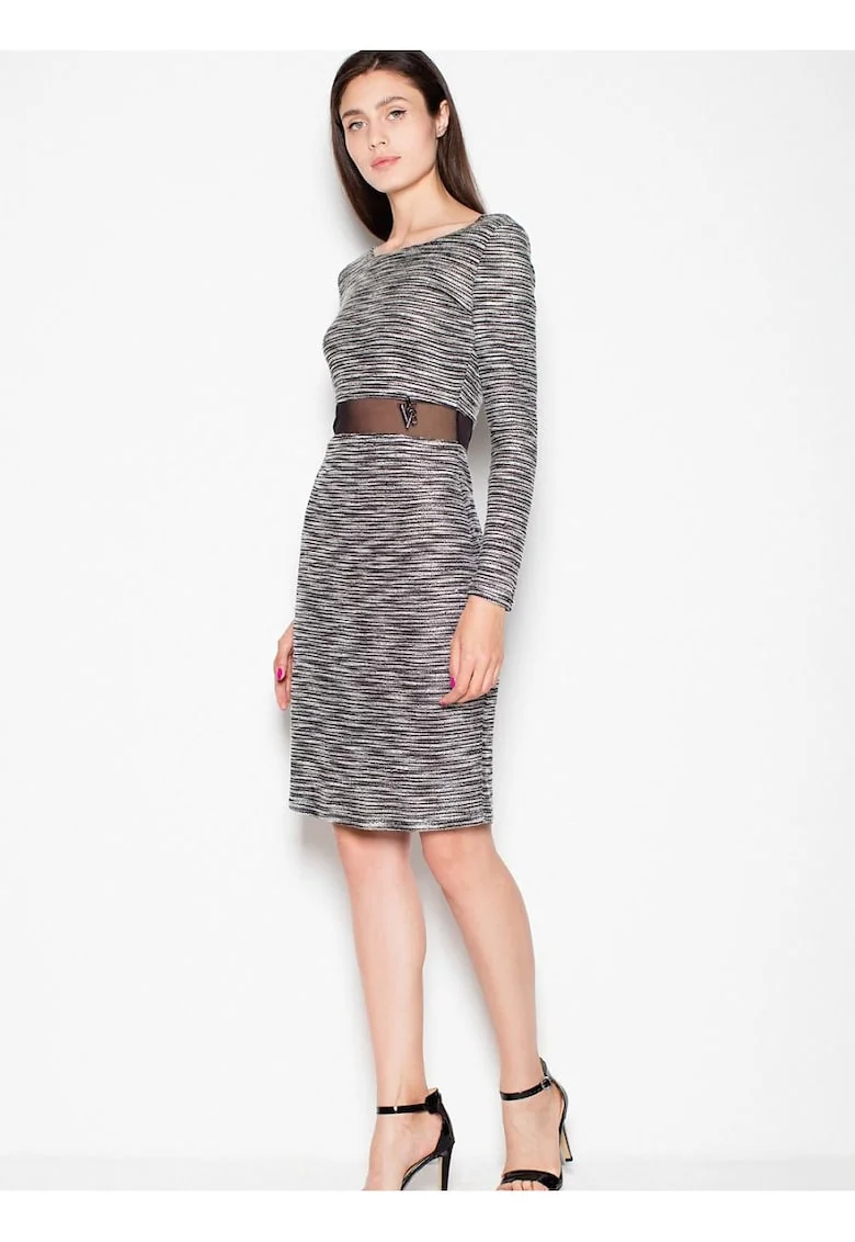 Rochie de zi cu zi,  gri, XL