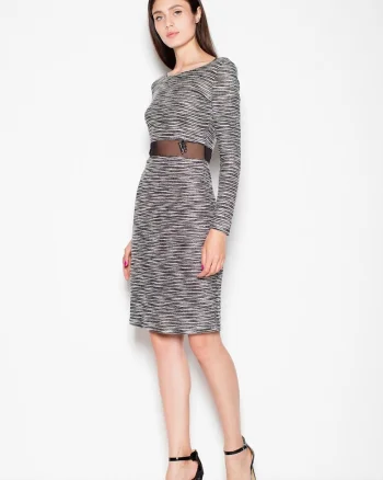 Rochie de zi cu zi,  gri, XL
