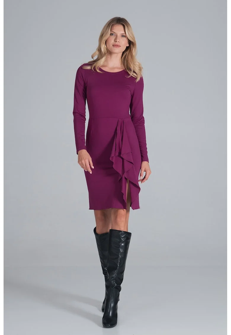 Rochie  M839, violet, viscoza