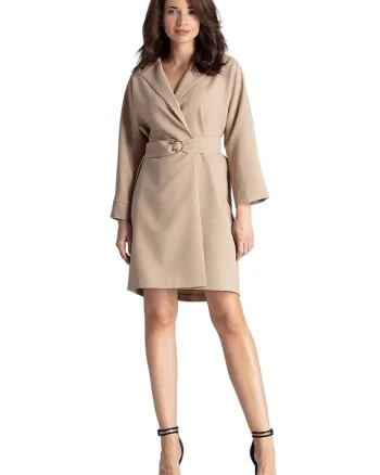 Rochie 5902194373111,  Poliester, Bej,