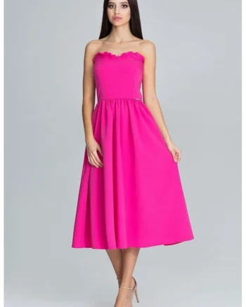 Rochie de seara,, Ciclam/Roz