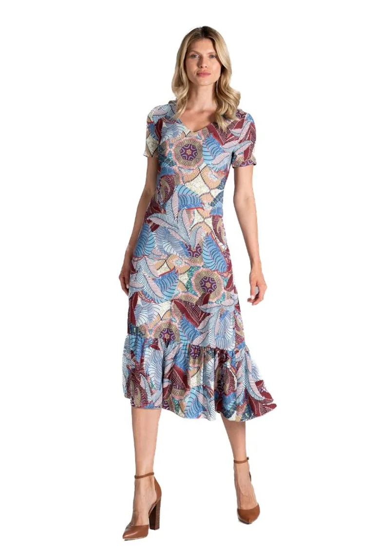 Rochie mini dama Dindrannan M827 albastru deschis, Maro