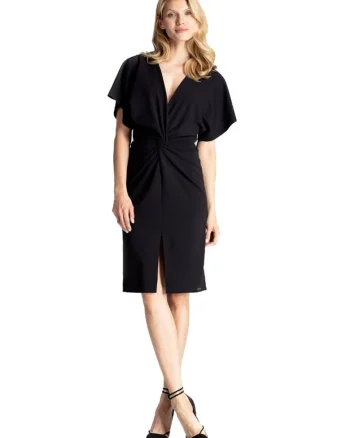 Rochie mini dama Gaherddhin M687 neagra, Negru