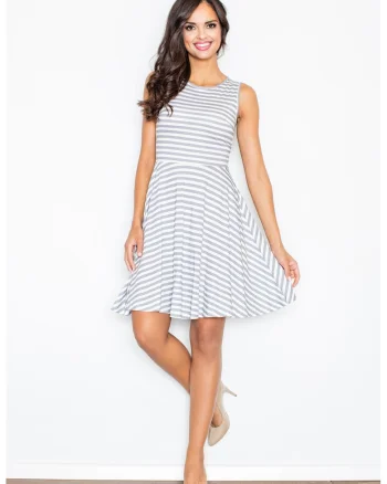Rochie  dungi, gri, vara, bumbac