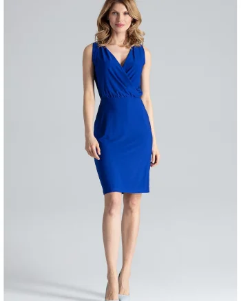 Rochie  eleganta, botez, albastru, poliester