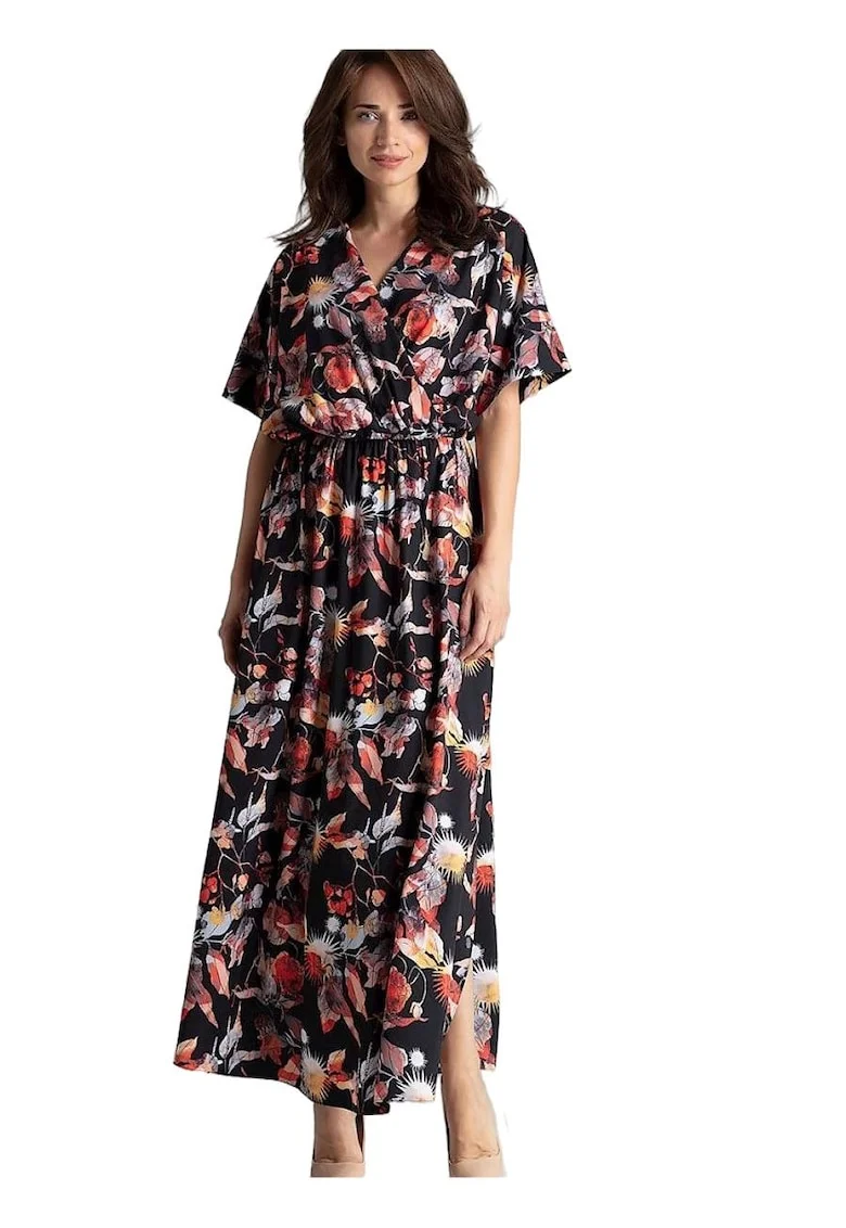 Rochie de zi,  Poliester/Elastan, Negru