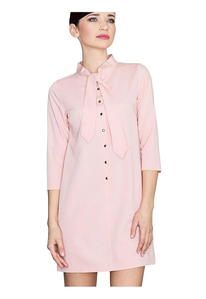 Rochie,  Viscoza, Roz, De zi,