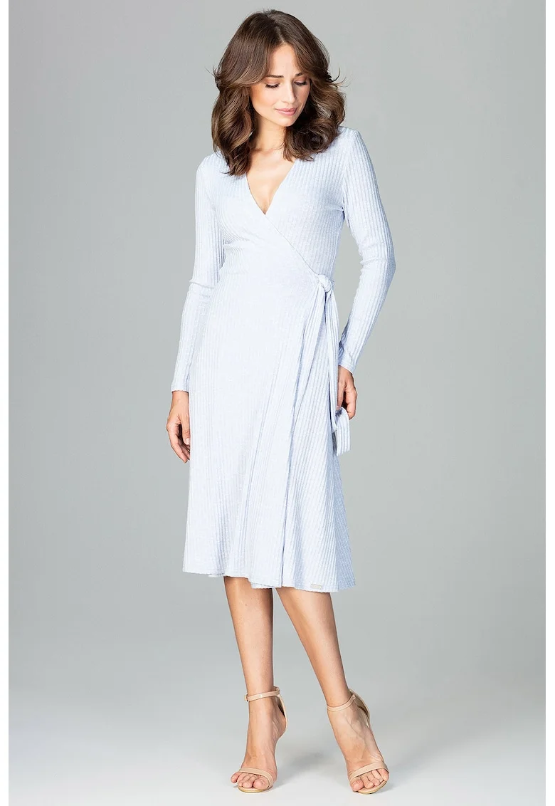 Rochie  K465, albastru, viscoza,