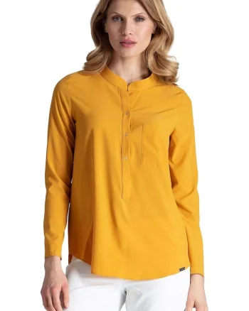 Bluza dama 59021,  Poliester, Galben