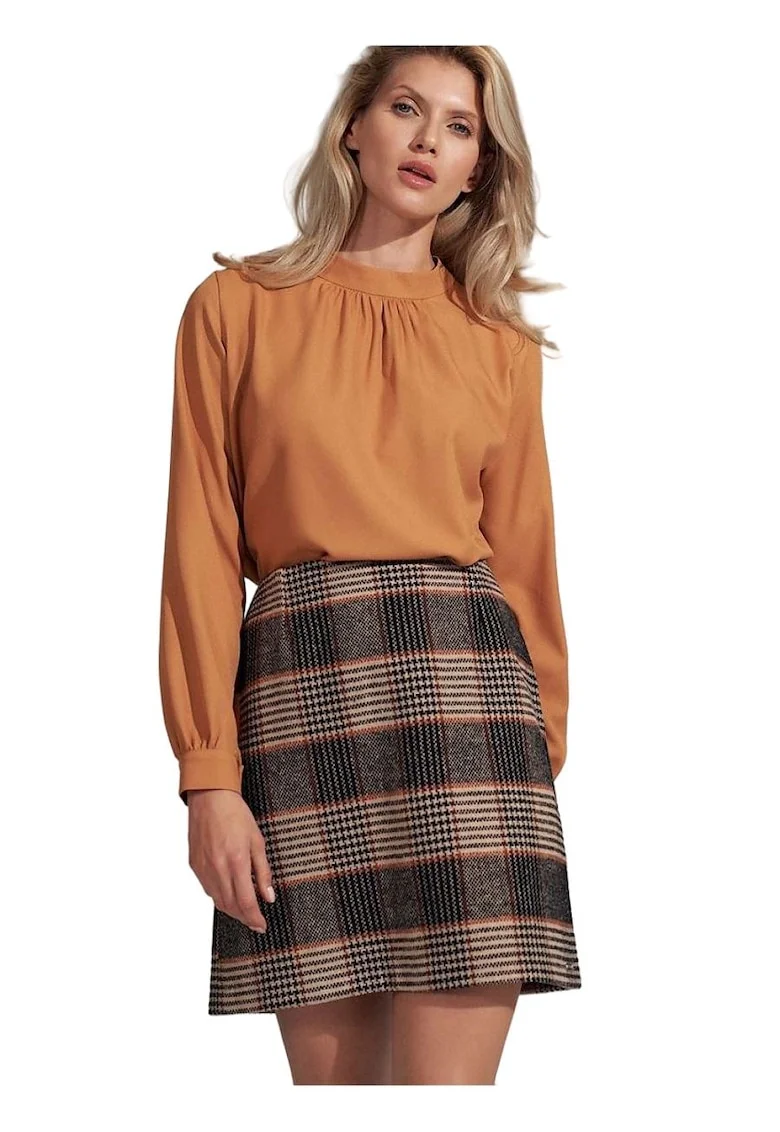 Bluza dama,  Poliester/Viscoza, Maro