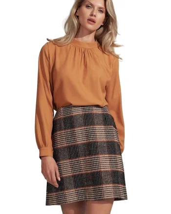 Bluza dama,  Poliester/Viscoza, Maro