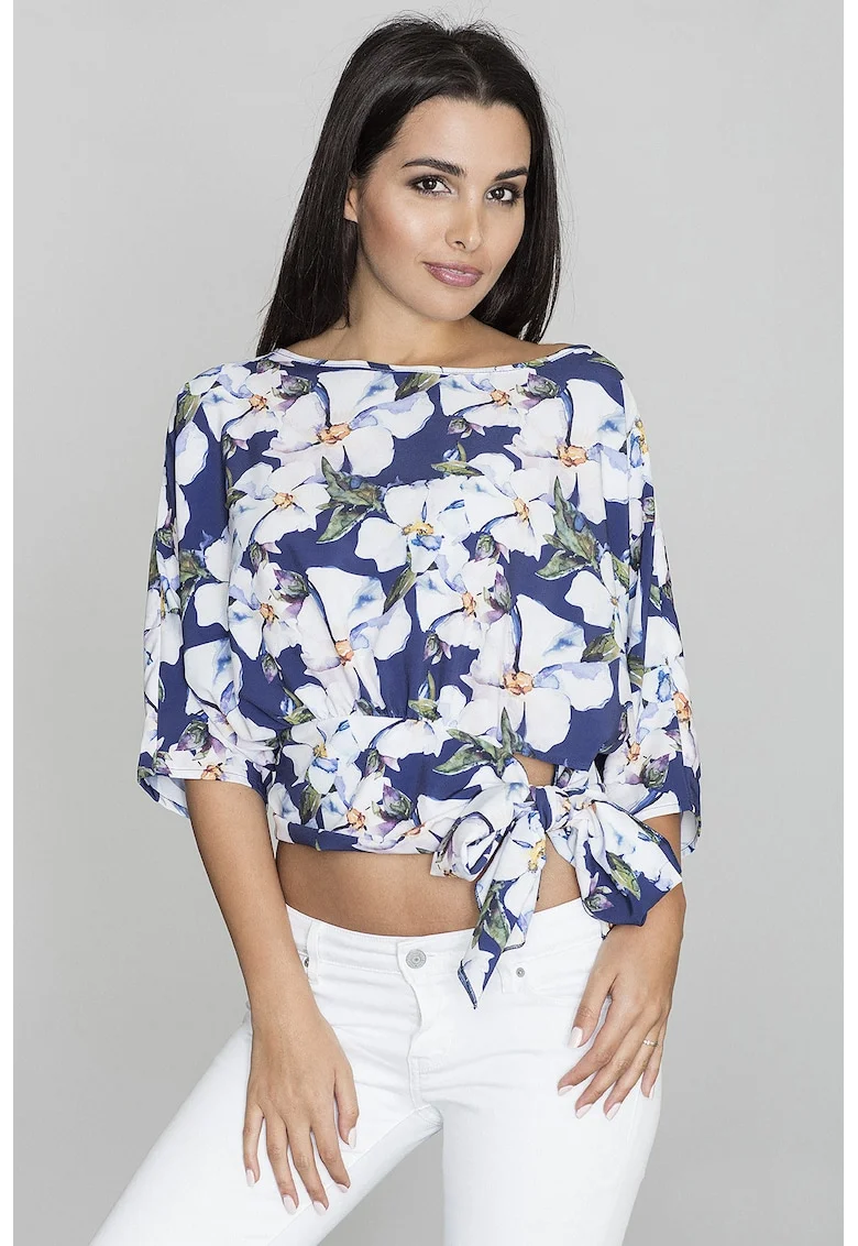Bluza dama,  Poliester/Elastan, Multicolor,