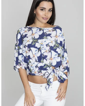Bluza dama,  Poliester/Elastan, Multicolor,