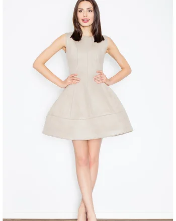 Rochie  evazata, poliester