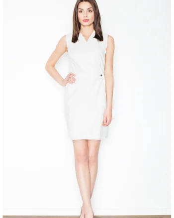 Rochie  M430, poliester, croiala minimalista, fara maneci, pentru ocazii elegante