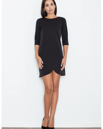 Rochie,  eleganta, neagra, poliester