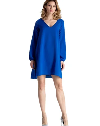Rochie de seara dama Elyannin M566 albastru deschis, Albastru deschis