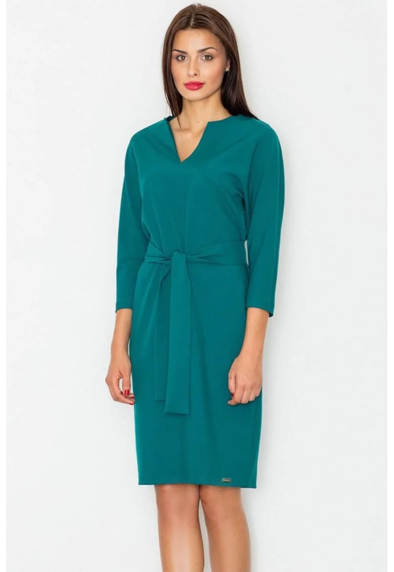 Rochie de zi model 77106, Verde