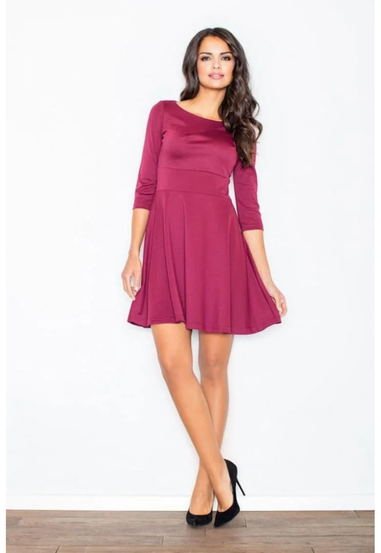 Rochie de zi model 111769, Rosu