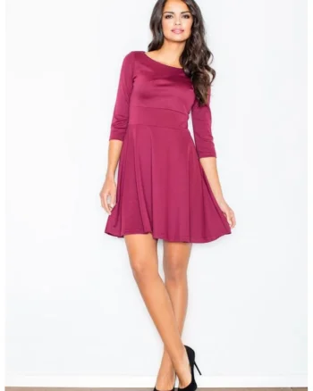 Rochie de zi model 111769, Rosu