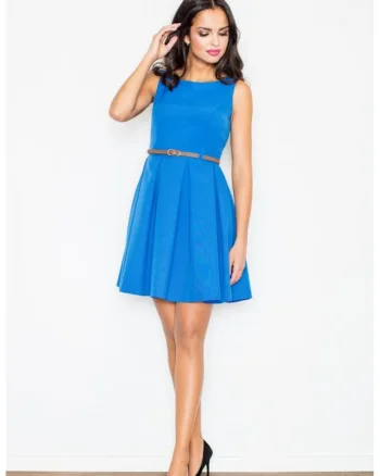 Rochie de zi model 10110, Albastru