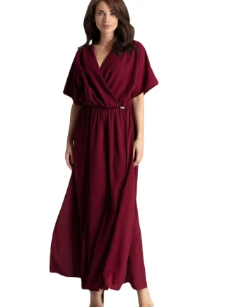 Rochie dama Leniti Dávid Vörös, Rosu