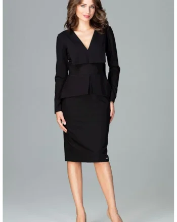 Rochie de zi model 122517, Negru