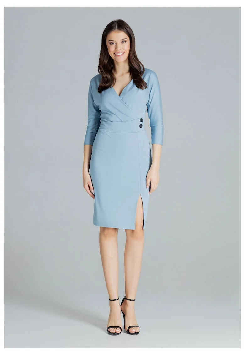 Rochie  Sheala albastru deschis, Albastru deschis