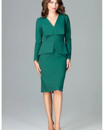 Rochie de zi model 122518, Verde