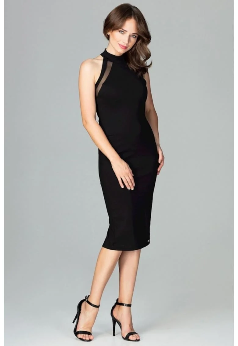 Rochie de zi model 122505, Negru