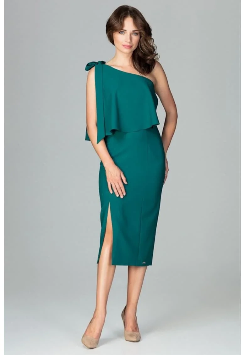 Rochie de zi model 122507, Verde