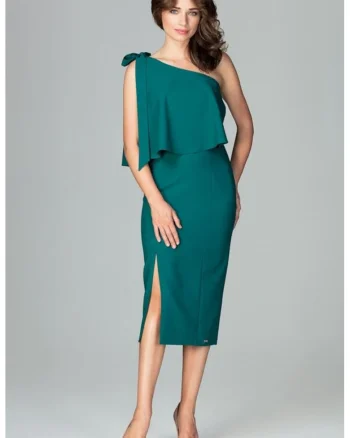 Rochie de zi model 122507, Verde