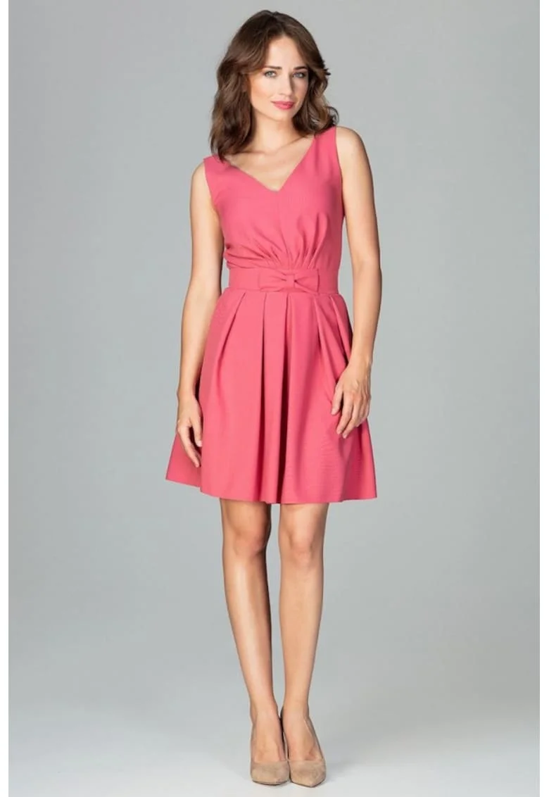 Rochie de zi model 120760, Roz