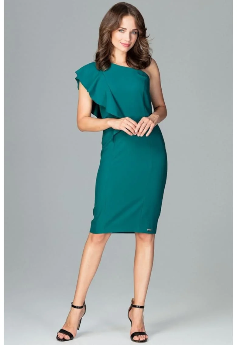 Rochie de zi model 120762, Verde