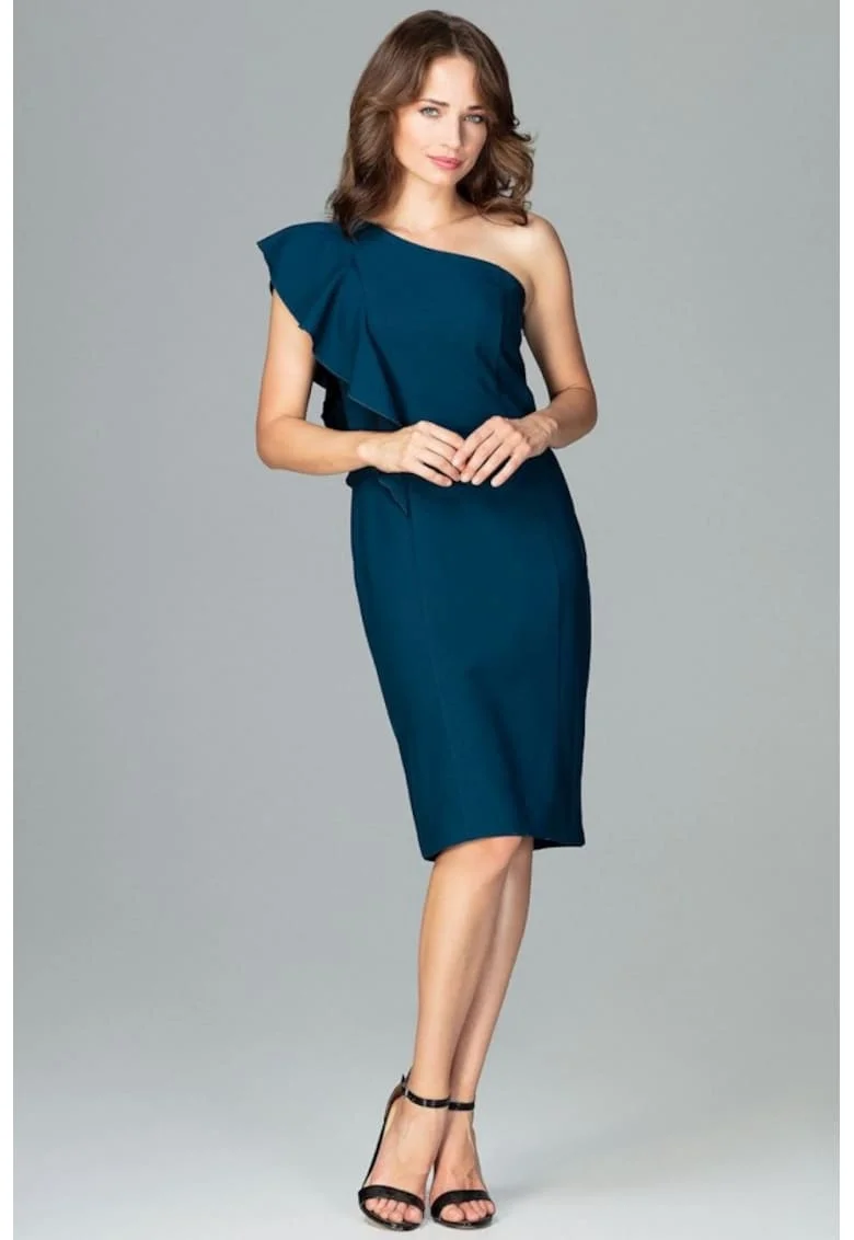 Rochie de zi model 120761, Verde