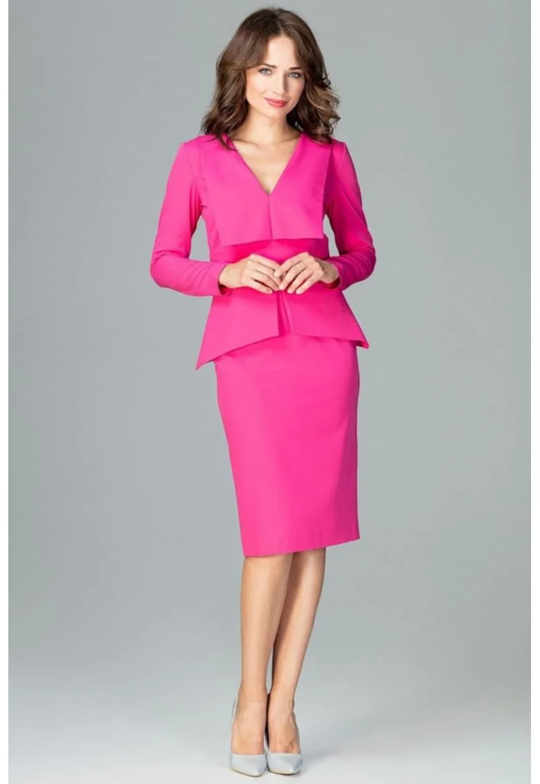 Rochie de zi model 122515, Roz