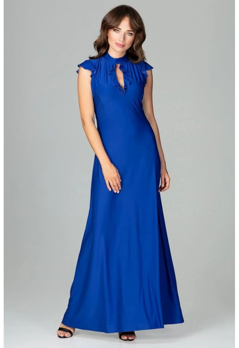 Rochie de zi model 120757, Albastru