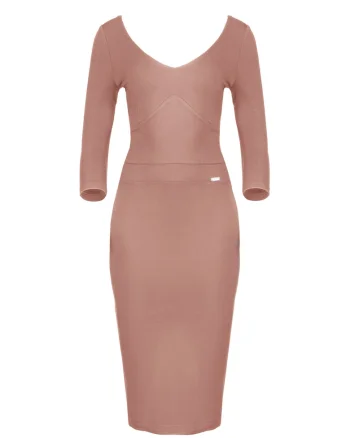 Rochie de seara dama Uddevalla K476 maro, Maro