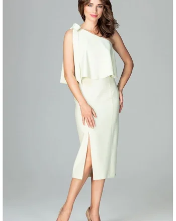 Rochie de zi model 122513, Galben