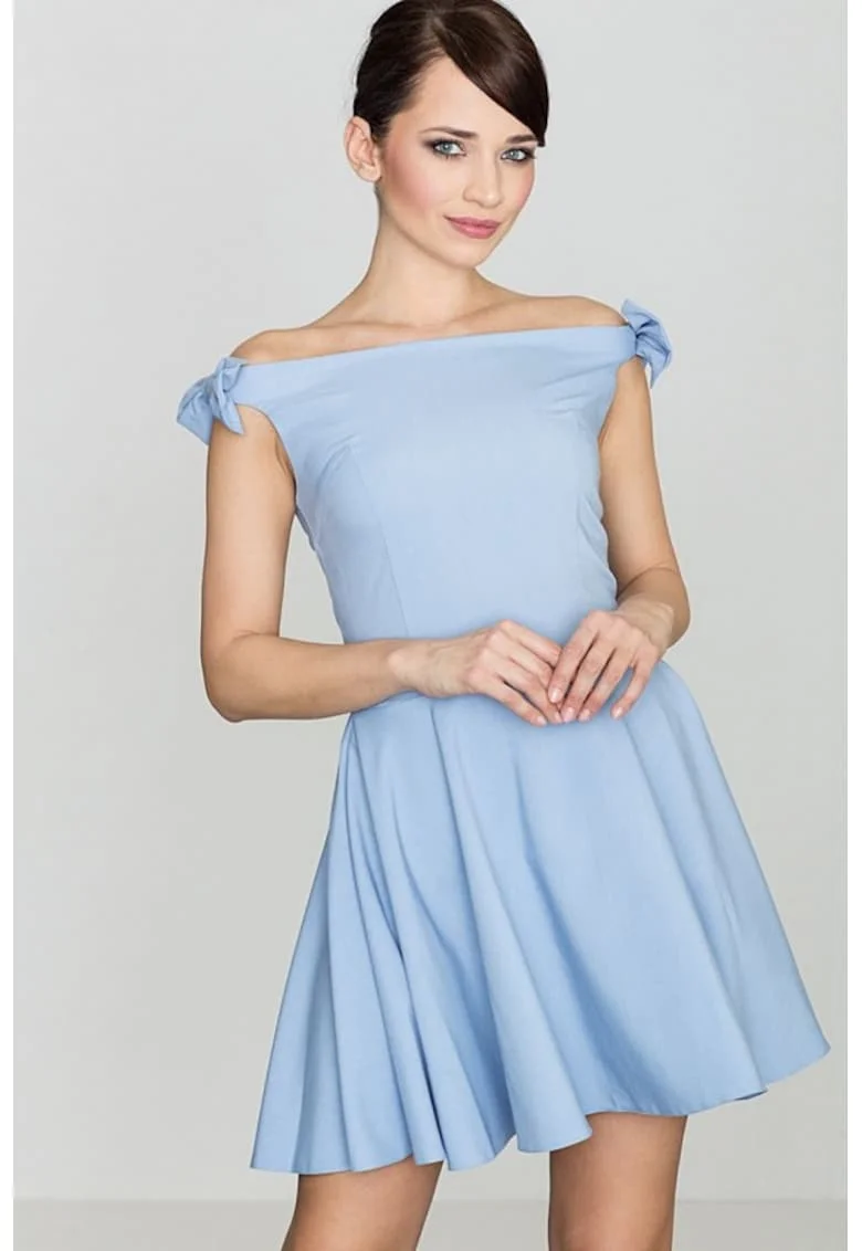 Rochie de zi model 119996, Albastru