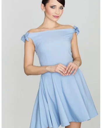 Rochie de zi model 119996, Albastru