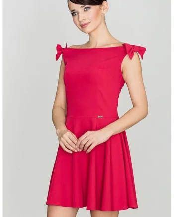 Rochie de zi model 119998, Rosu