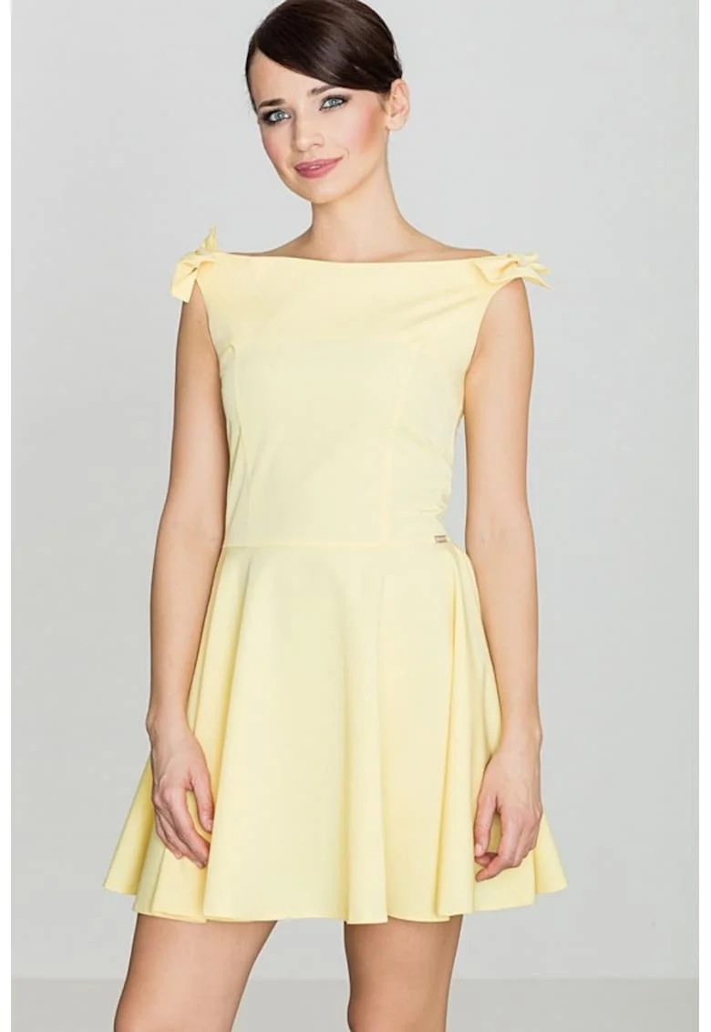 Rochie de zi model 119997, Galben