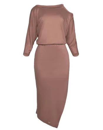 Rochie de seara dama Boo K479 maro, Maro