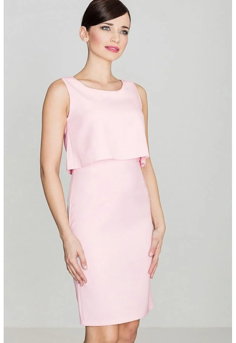 Rochie de zi model 114320, Roz