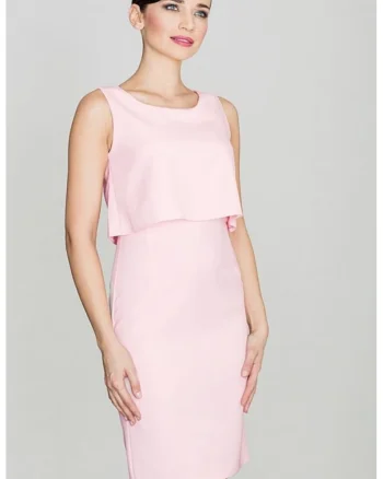 Rochie de zi model 114320, Roz