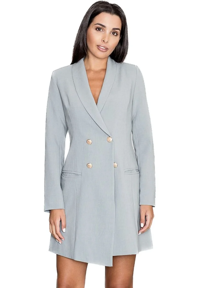 Rochie jacheta dama Igrairion M447 gri, Gri