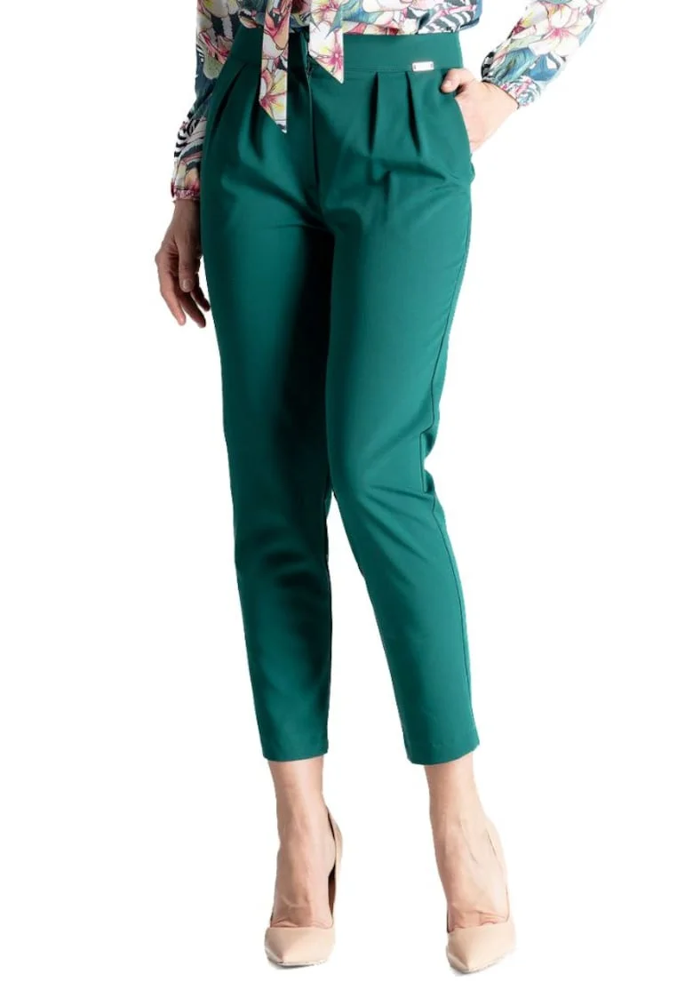 Pantaloni eleganti de dama,  Gilcrest, verde