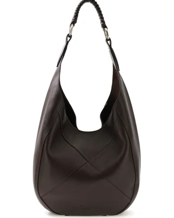 Geanta hobo de piele cu etui interior Pauline